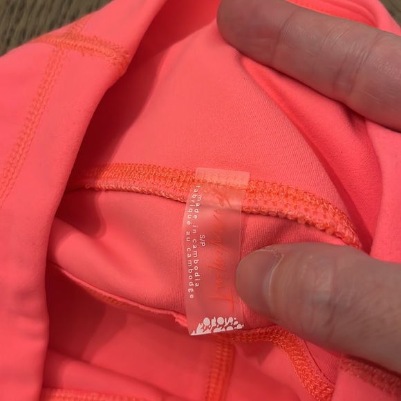 Free People Movement Never Better Leggings Electric Sunset Size Small New NWOT - Picture 5 of 6